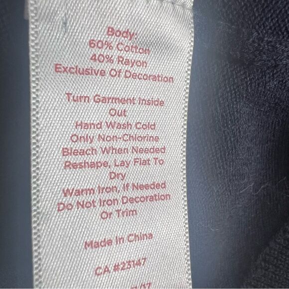 Oprah Magazine Collection for Talbots Embroidered & Beaded Sweater Womens Small - Picture 8 of 8